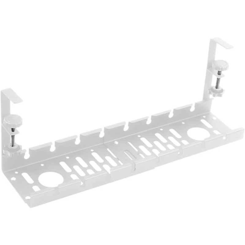 Pegboard Office Organizer - Heavy Duty Retractable Cable Organizer Tray