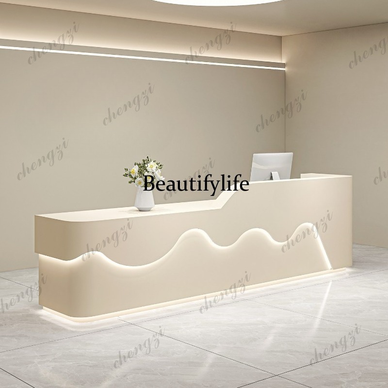 Office Furniture Company - PPP Minimalist Aesthetic Reception Desks Beauty