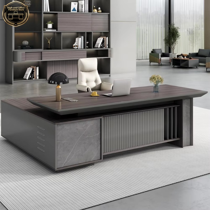 Office Furniture Custom - Customized Wholesale Modern L-Shaped Executive Desk