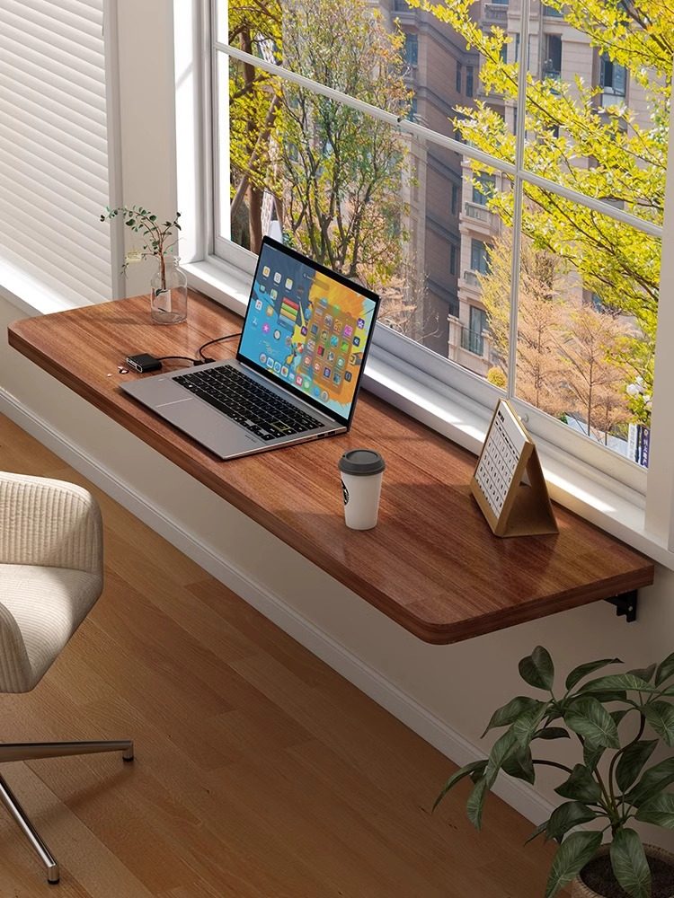 Wall Mounted Desk Fold - Wall-mounted folding table, no drilling required,