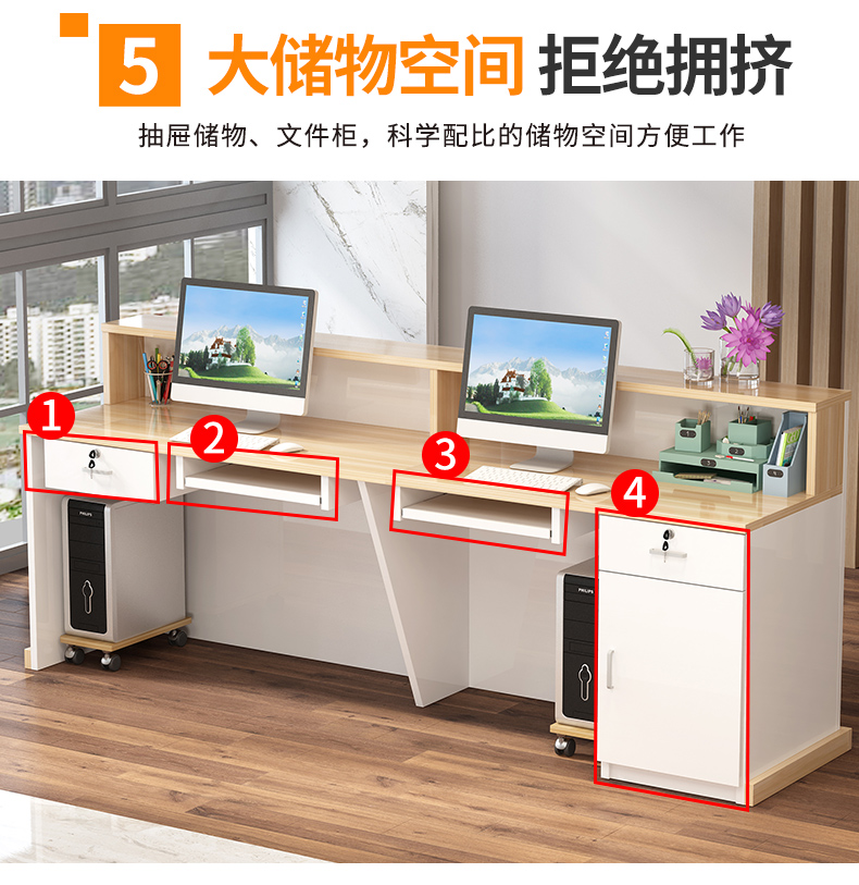 Reception Desks Classic custom - đánh giá và giá Office Furniture Bali