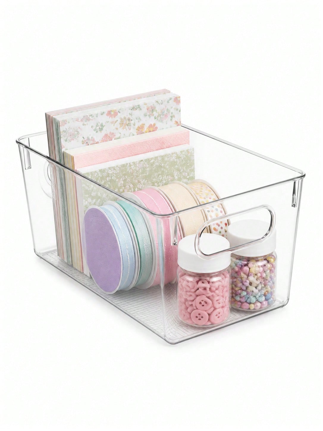 8-Pack Clear Storage Bins with - đánh giá và giá Pegboard Office Organizer