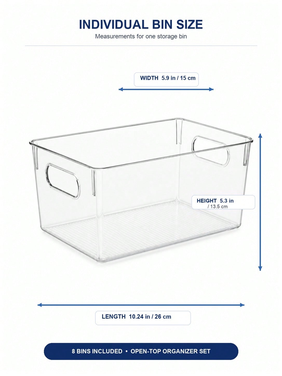 8-Pack Clear Storage Bins with - đánh giá và giá Pegboard Office Organizer