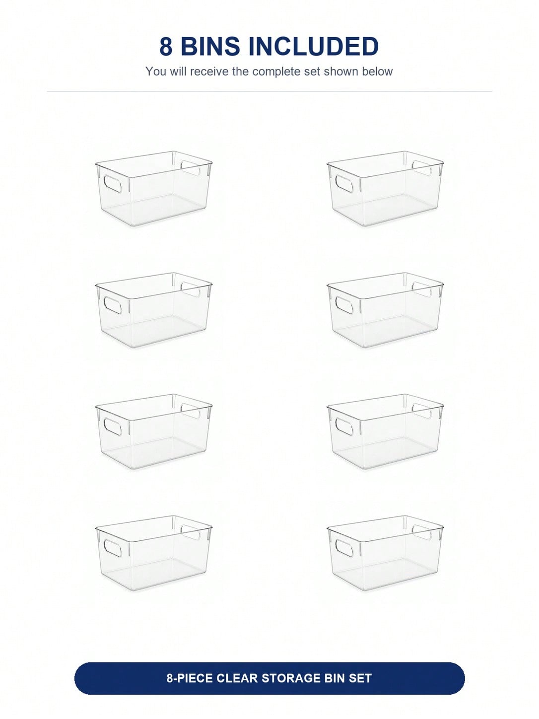 8-Pack Clear Storage Bins with - đánh giá và giá Pegboard Office Organizer