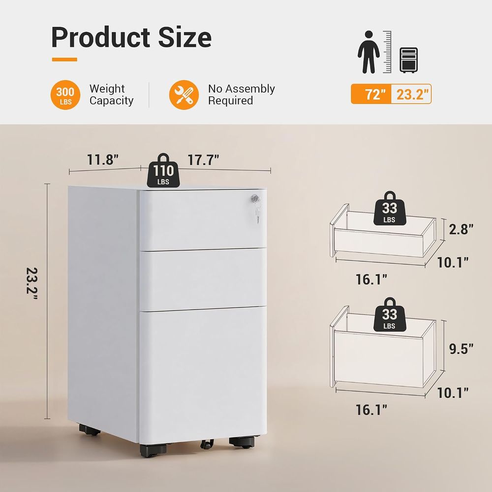3 Der ile Cabinet on Wheels, u - đánh giá và giá Office Furniture Filing Cabinets