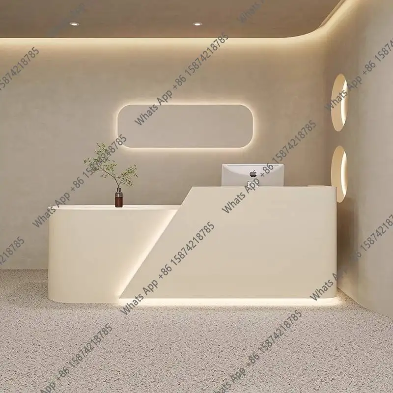 DC MT White Drawers Reception  - đánh giá và giá Office Furniture Logo