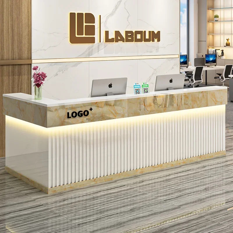 Modern Salon Reception Desk No - đánh giá và giá Office Furniture Bali