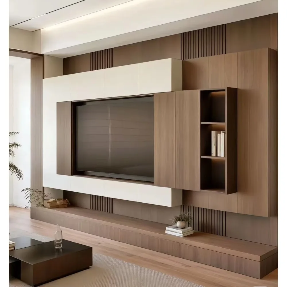 Modern Custom Wooden Low TV Ca - đánh giá và giá Office Furniture Custom