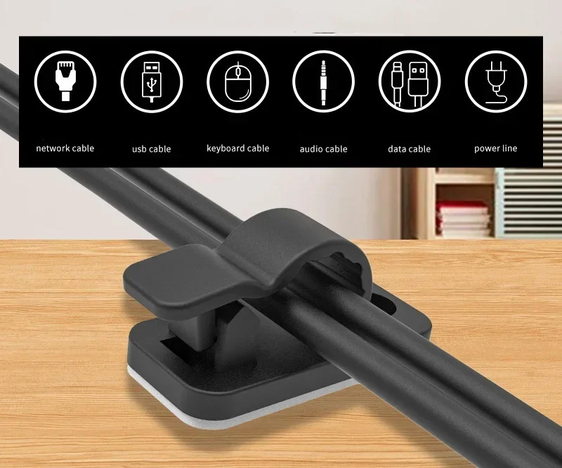 10/50Pcs Self Adhesive Cable C - đánh giá và giá Pegboard Office Organizer