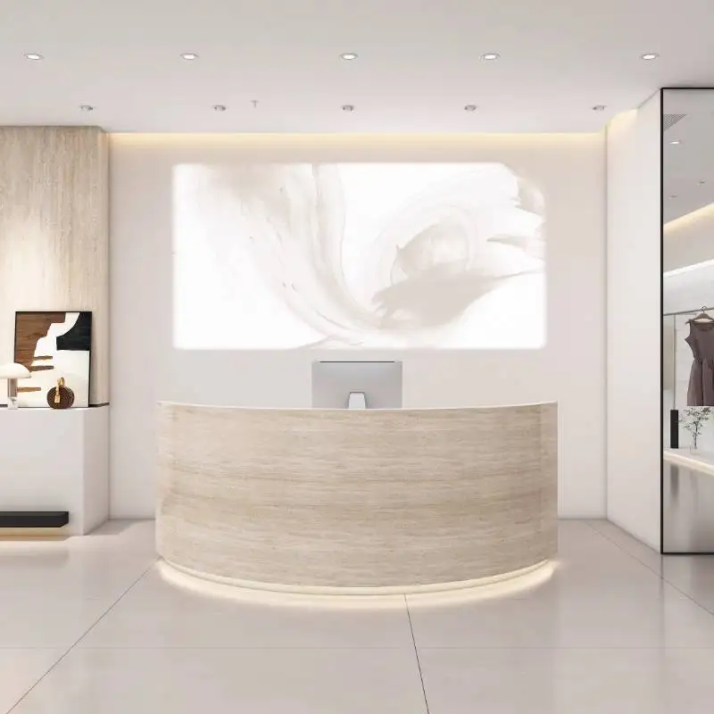 Design Logo Reception Desks Be - đánh giá và giá Office Furniture Logo