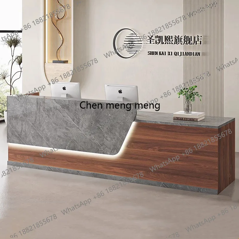 F182 Salon Modern Reception De - đánh giá và giá Office Furniture Logo