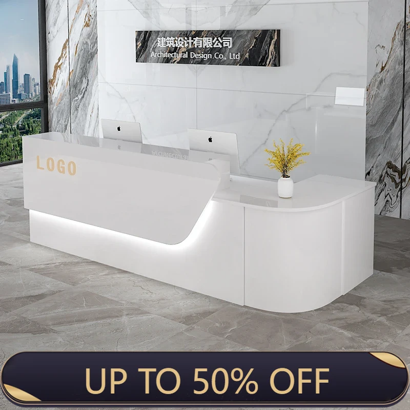 Storage Luxury Reception Desk  - đánh giá và giá Office Furniture Bali