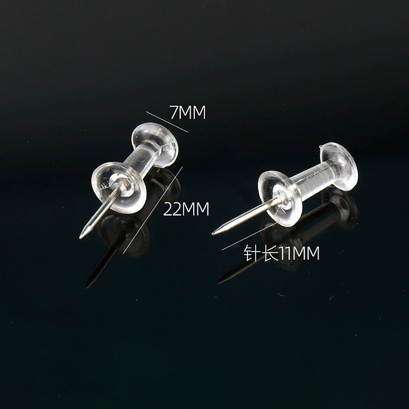 50PCS Push Pins Clear Multicol - đánh giá và giá Office Furniture Online
