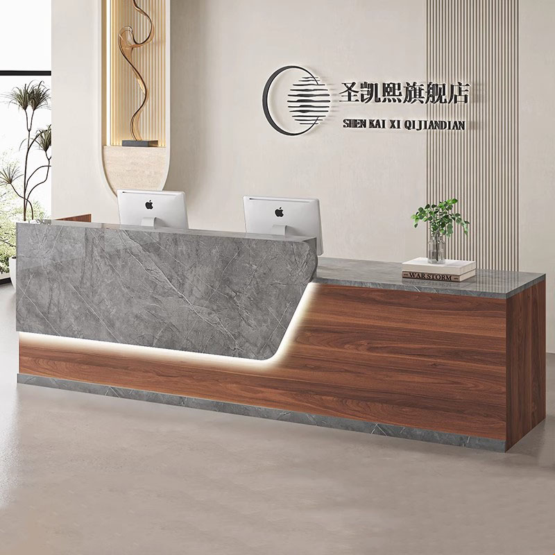 Beauty Home Reception Desk Lux - đánh giá và giá Office Furniture Logo