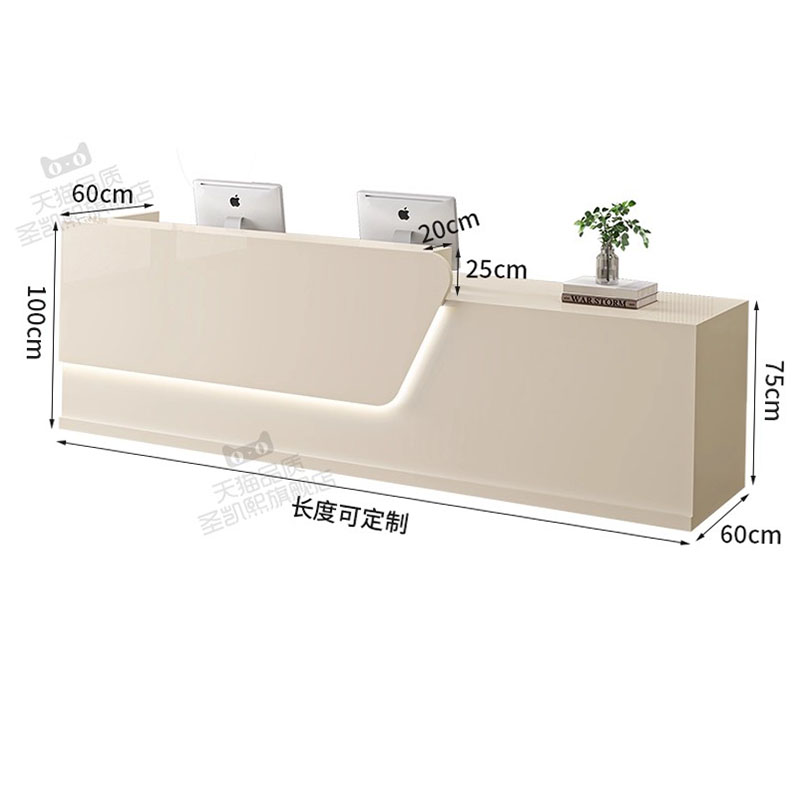 Beauty Home Reception Desk Lux - đánh giá và giá Office Furniture Logo
