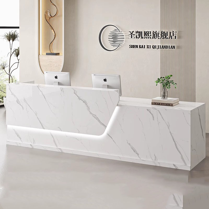 Beauty Home Reception Desk Lux - đánh giá và giá Office Furniture Logo
