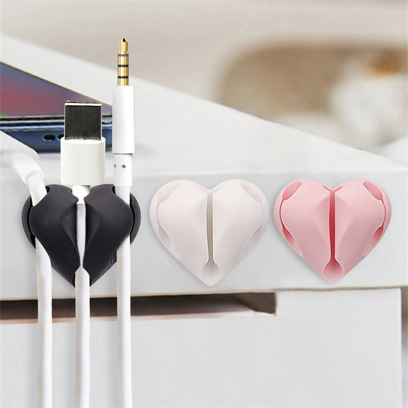 2pcs Heart-Shaped Mini Cable W - đánh giá và giá Pegboard Office Organizer