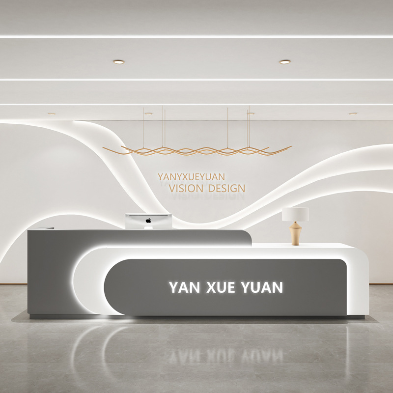 Simple Medical Reception Desk  - đánh giá và giá Office Furniture Company