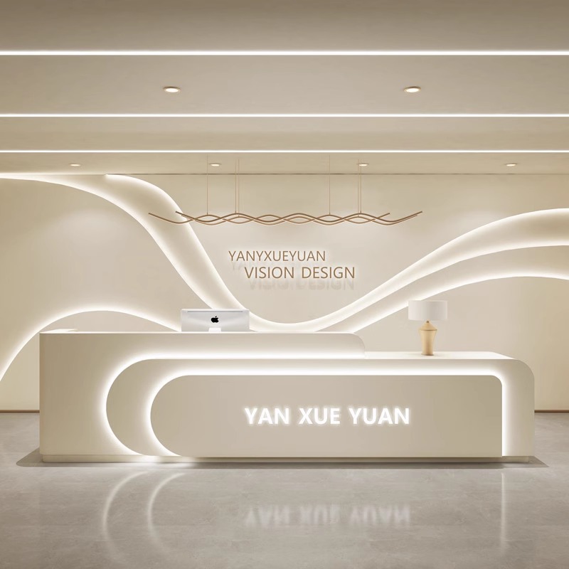 Simple Medical Reception Desk  - đánh giá và giá Office Furniture Company