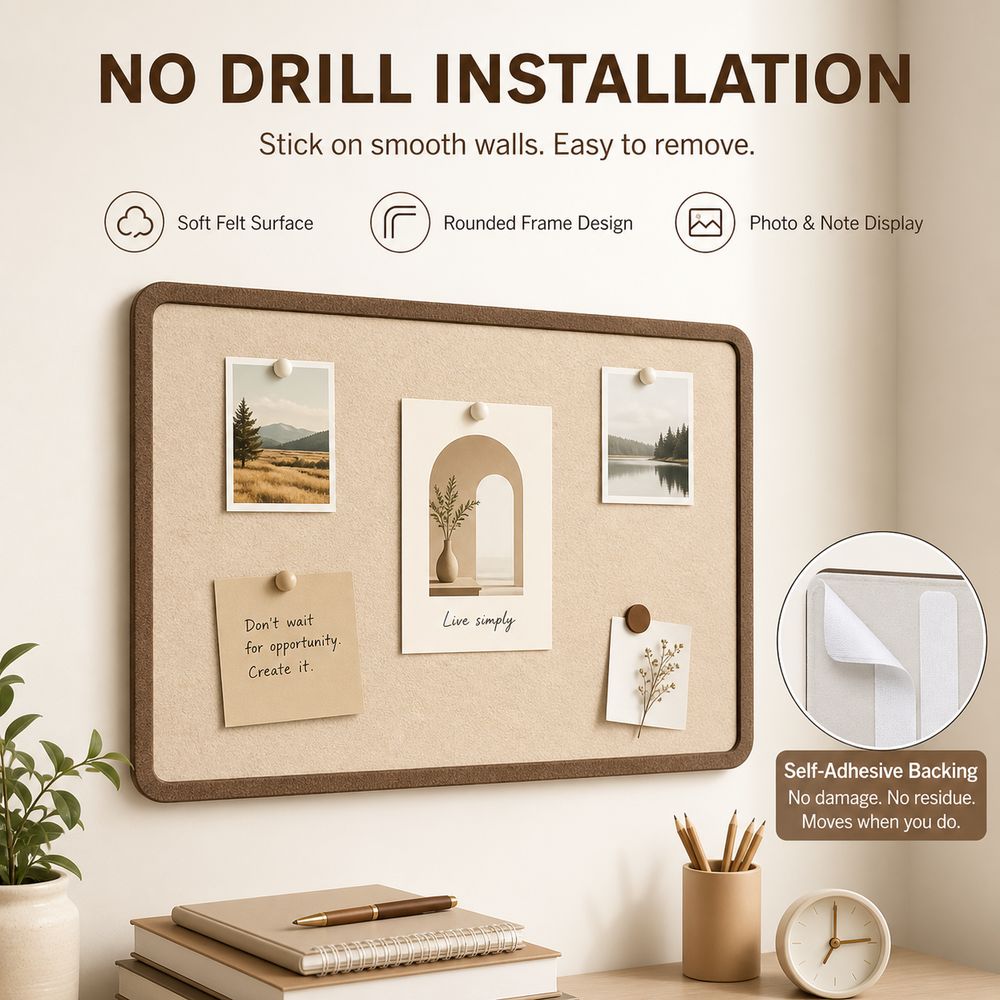 Self Adhesive Felt Bulletin Bo - đánh giá và giá Office Furniture Online