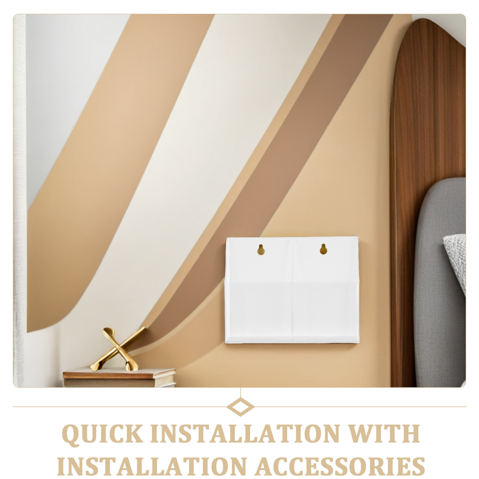 Wall Mounted Acrylic Transpare - đánh giá và giá Wall Organizer Pocket
