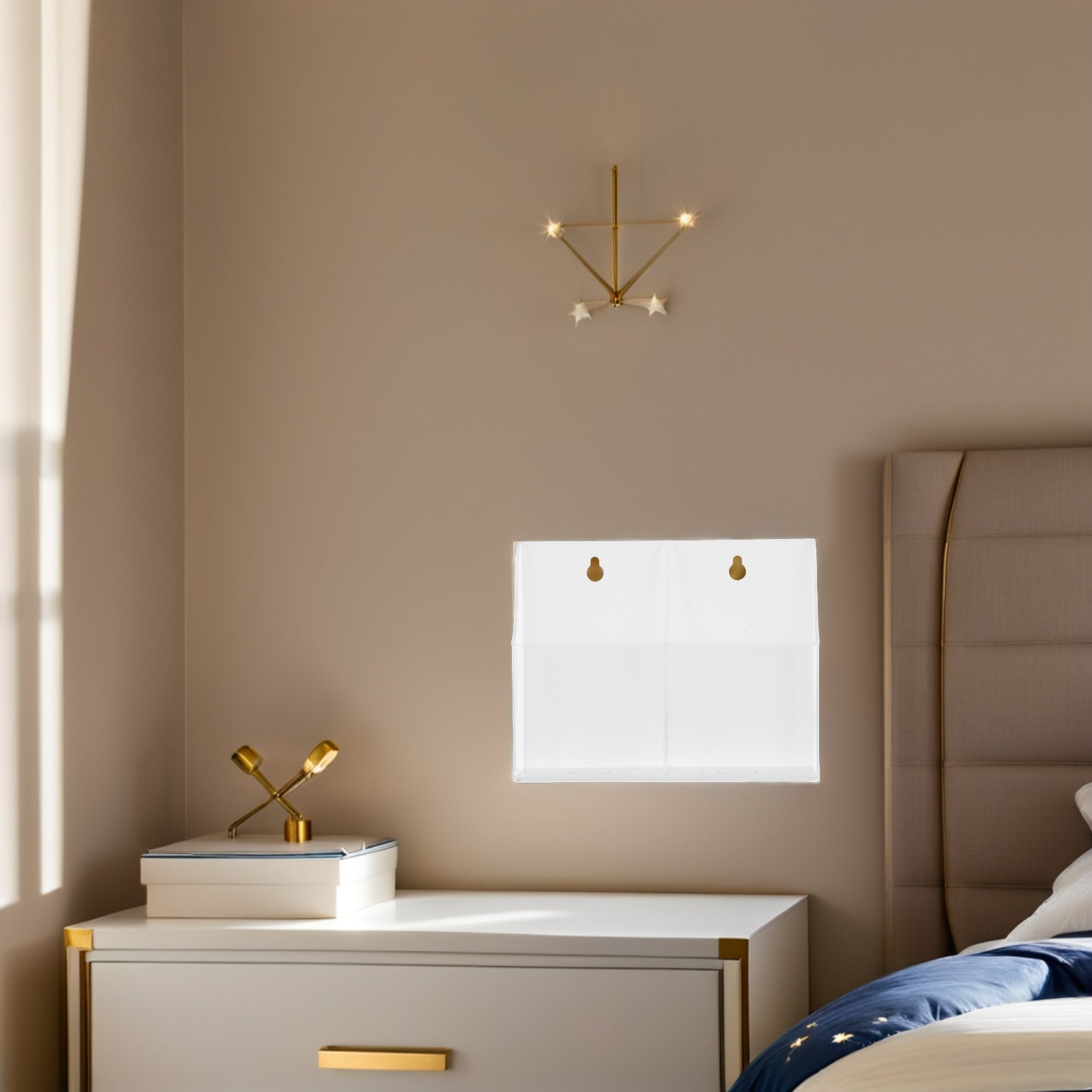 Wall Mounted Acrylic Transpare - đánh giá và giá Wall Organizer Pocket