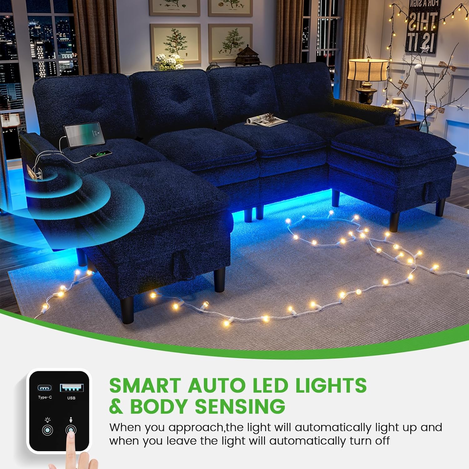 U/L Shaped 4 Seat Sectional So - đánh giá và giá Office Furniture Custom