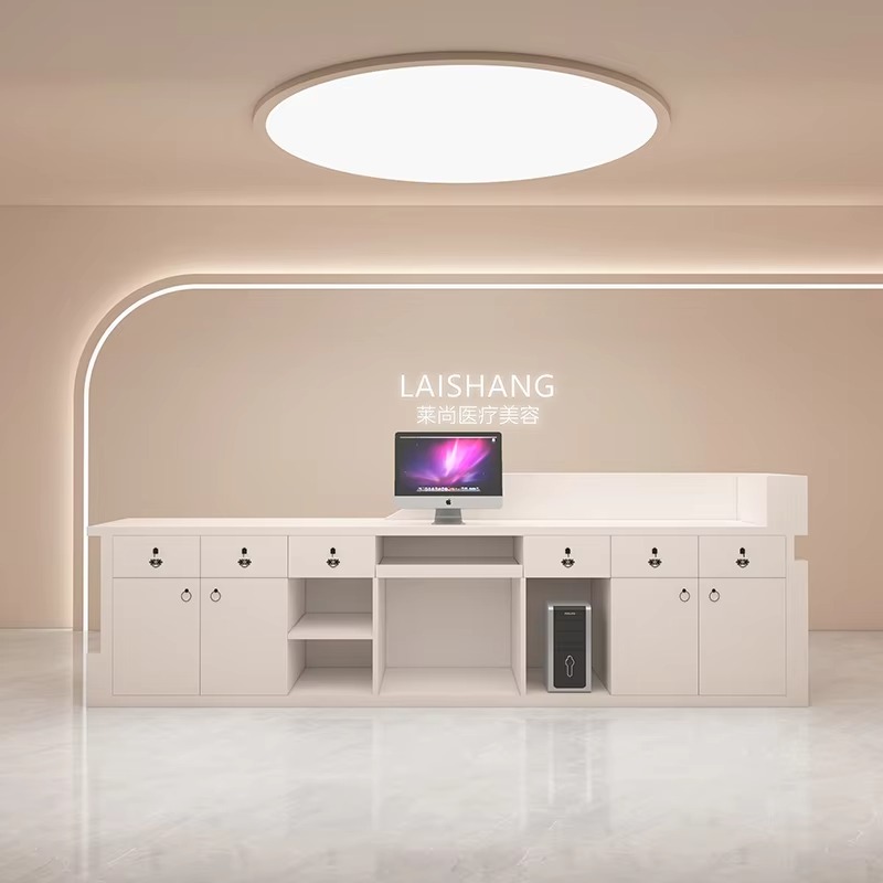 Large Hotels Counter Reception - đánh giá và giá Office Furniture Logo