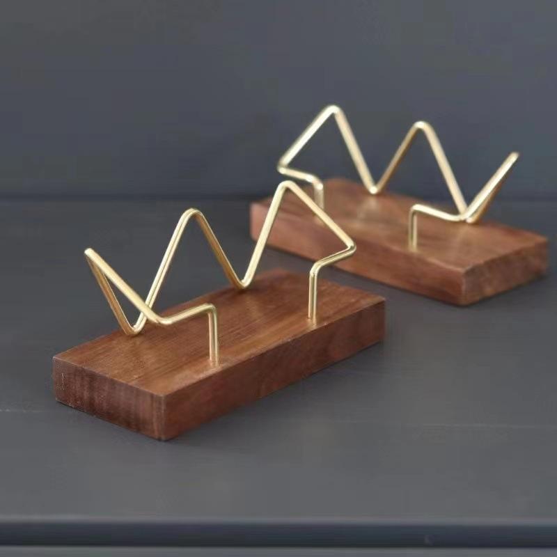 【A8】Wooden Business Card Holde - đánh giá và giá Pegboard Office Organizer
