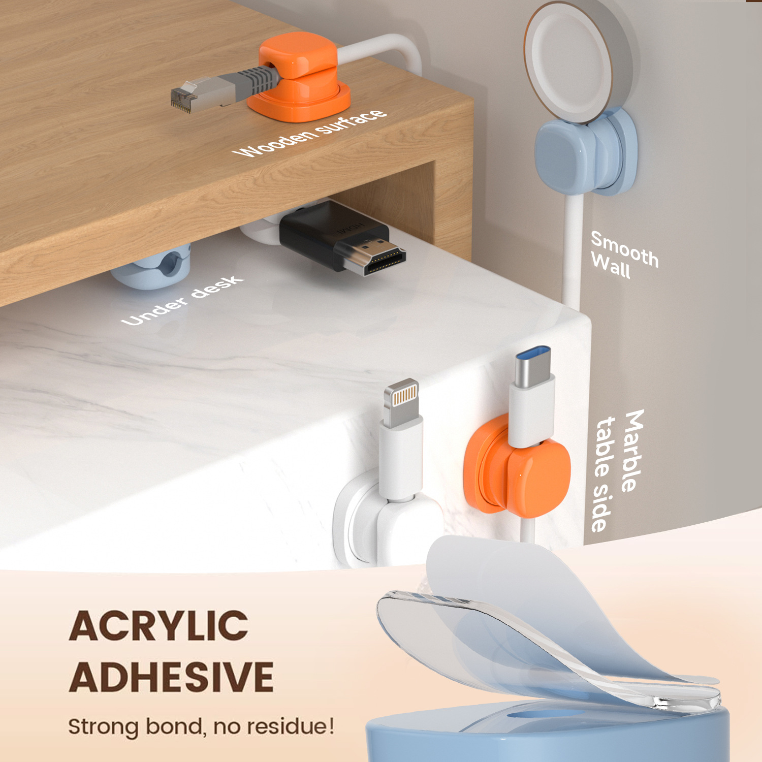 adhesive cable organizer Cable - đánh giá và giá Pegboard Office Organizer