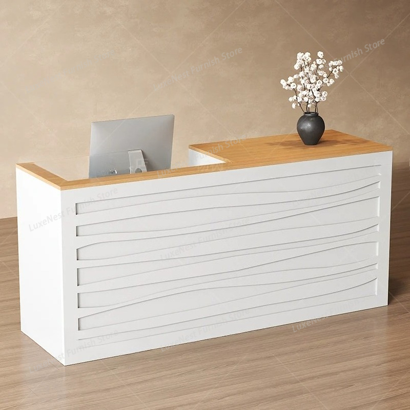 Office Beauty Reception Desk L - đánh giá và giá Office Furniture Logo