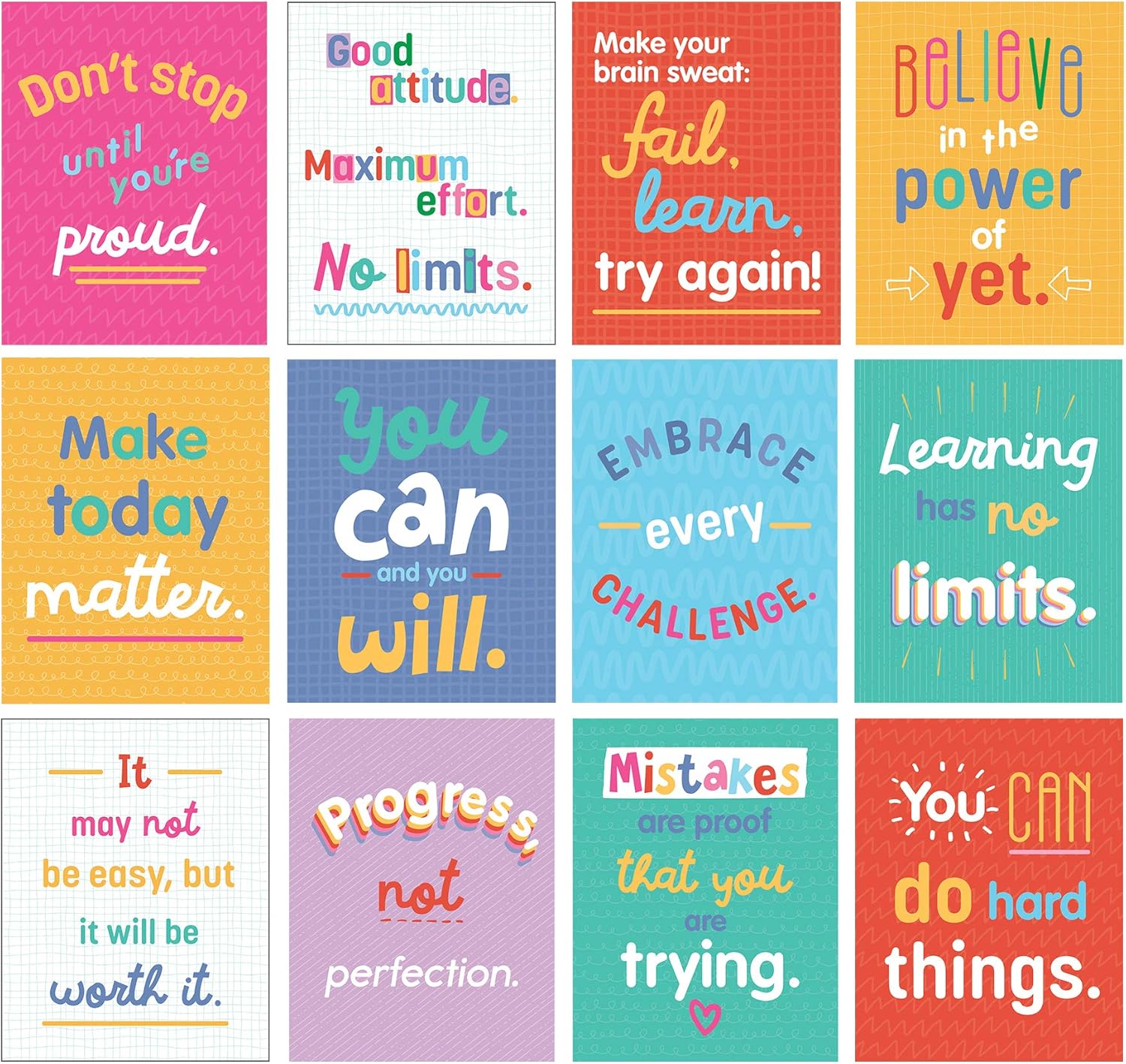 Educational Growth Mindset Pos - đánh giá và giá Office Furniture Online