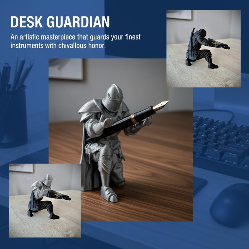 Knight Pen Holder Resin Mediev - đánh giá và giá Pegboard Office Organizer