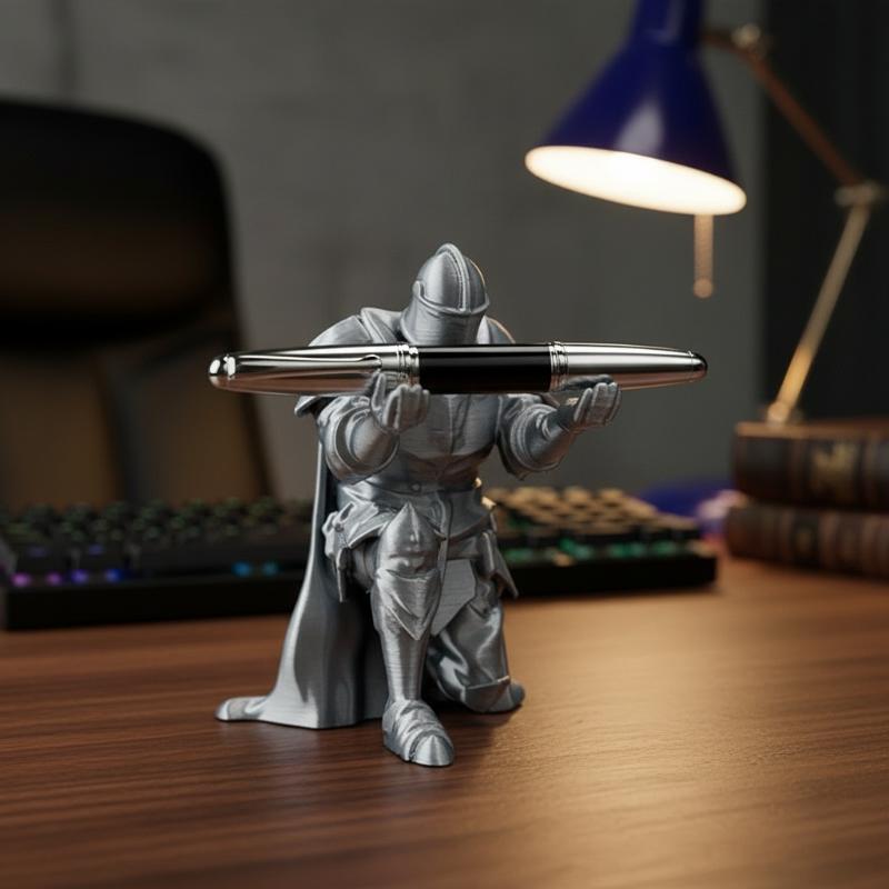 Knight Pen Holder Resin Mediev - đánh giá và giá Pegboard Office Organizer