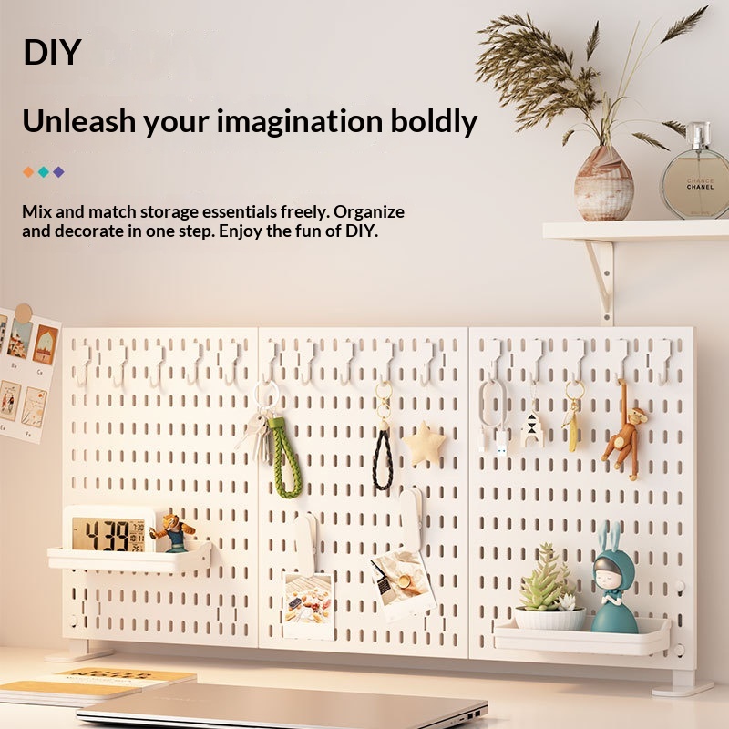 No Drill Clamp Mount Vertical  - đánh giá và giá Pegboard Office Organizer