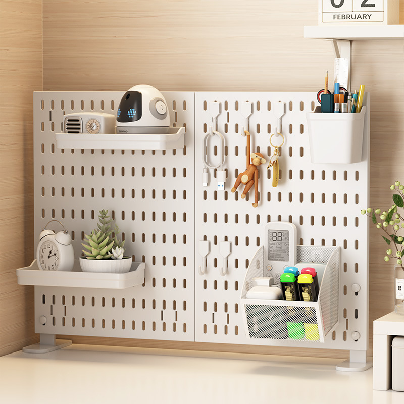 No Drill Clamp Mount Vertical  - đánh giá và giá Pegboard Office Organizer