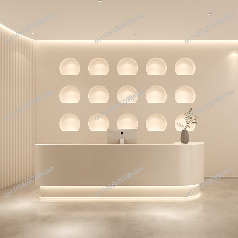 Clothing Store Reception Desks - đánh giá và giá Office Furniture Logo