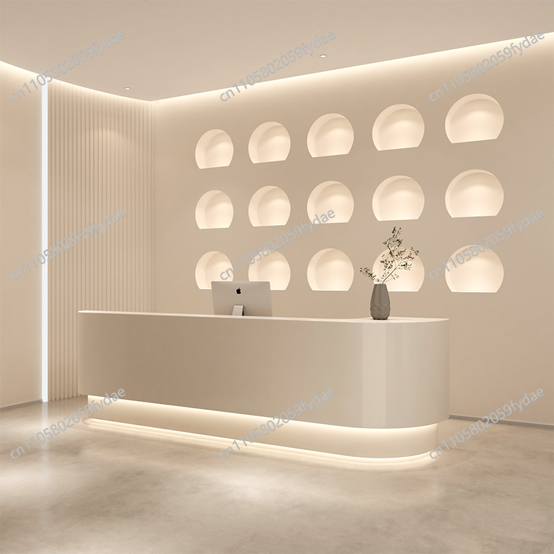 Clothing Store Reception Desks - đánh giá và giá Office Furniture Logo