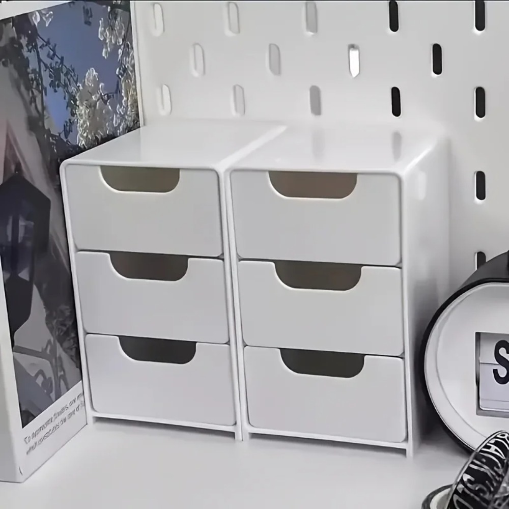 Chic 3-Tier Desk Organizer wit - đánh giá và giá Pegboard Office Organizer