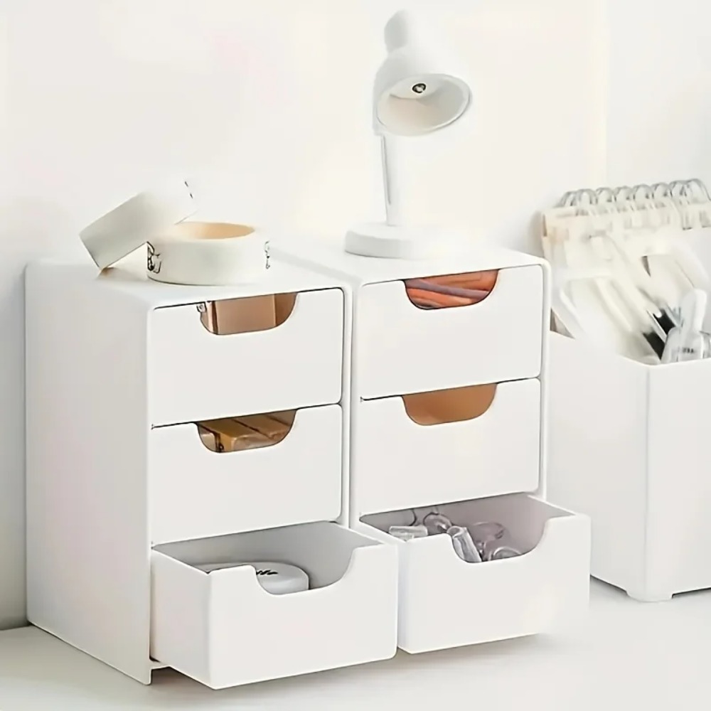 Chic 3-Tier Desk Organizer wit - đánh giá và giá Pegboard Office Organizer