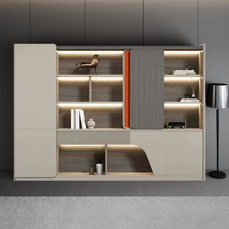 Modern Luxury Boss MDF Wooden  - đánh giá và giá Office Furniture Filing Cabinets