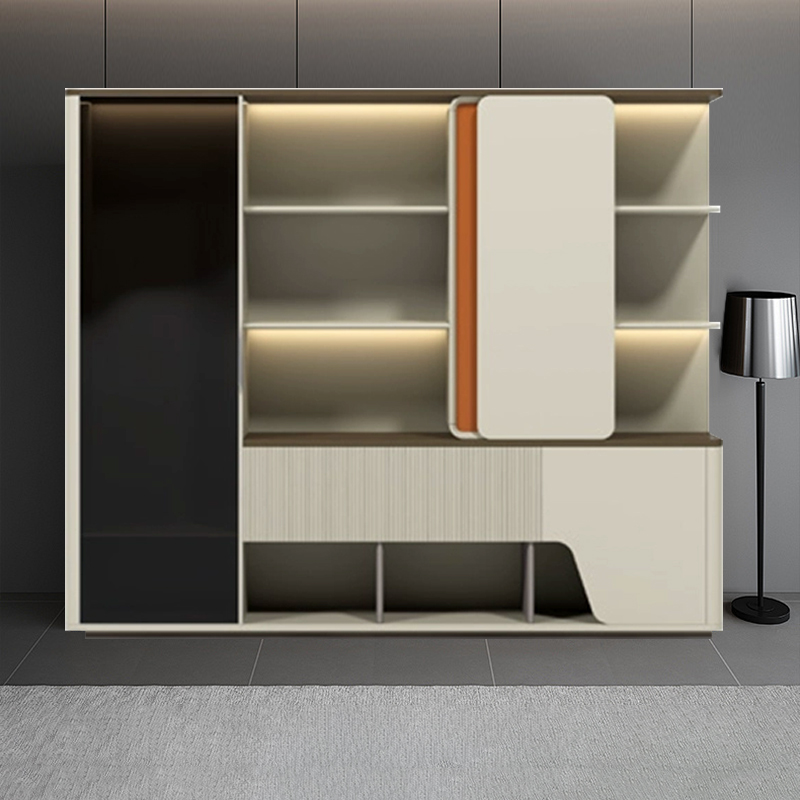 Modern Luxury Boss MDF Wooden  - đánh giá và giá Office Furniture Filing Cabinets