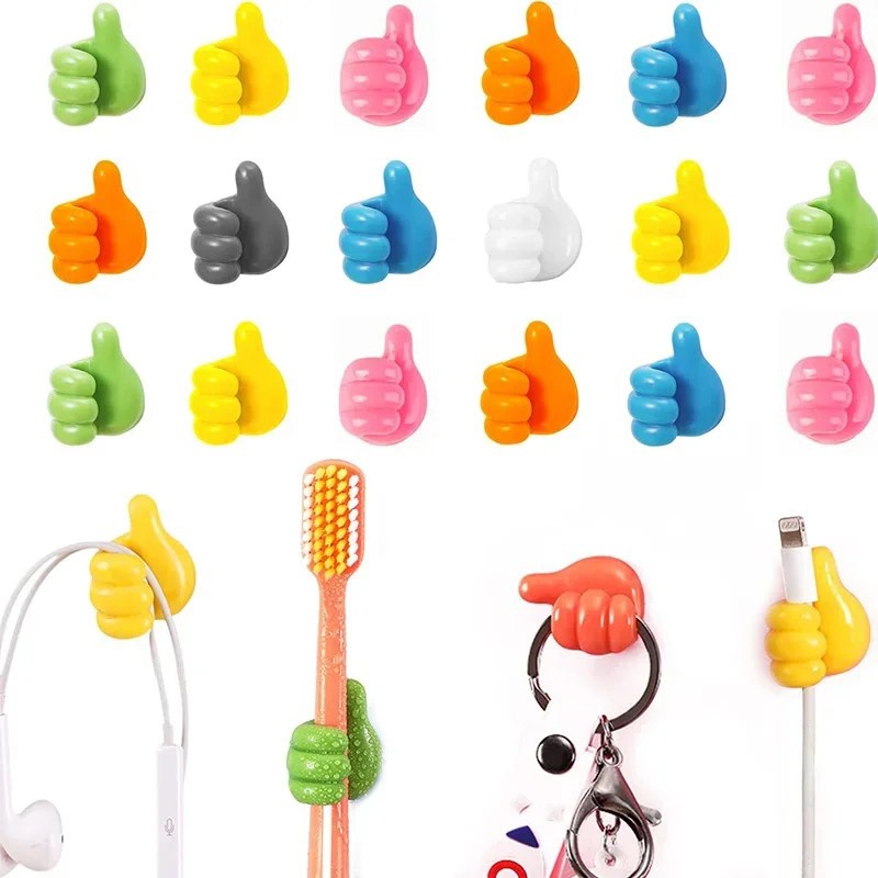 1-10PCS Thumb Up Cable Winder  - đánh giá và giá Pegboard Office Organizer