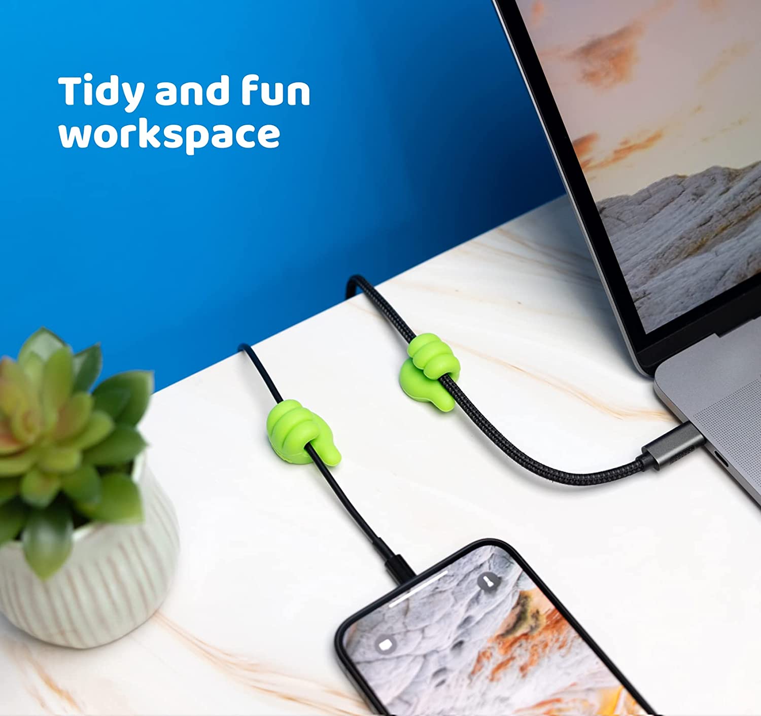 1-10PCS Thumb Up Cable Winder  - đánh giá và giá Pegboard Office Organizer