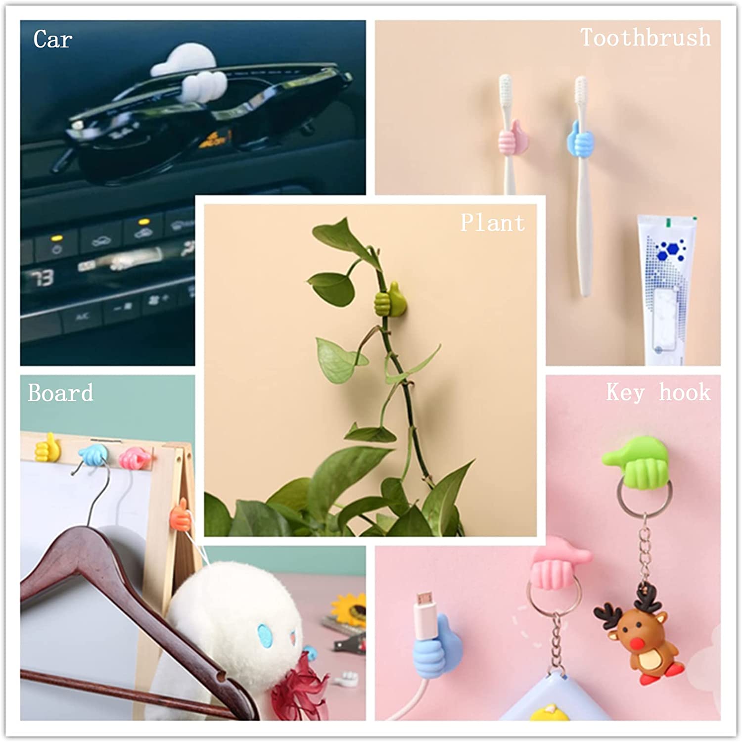 1-10PCS Thumb Up Cable Winder  - đánh giá và giá Pegboard Office Organizer