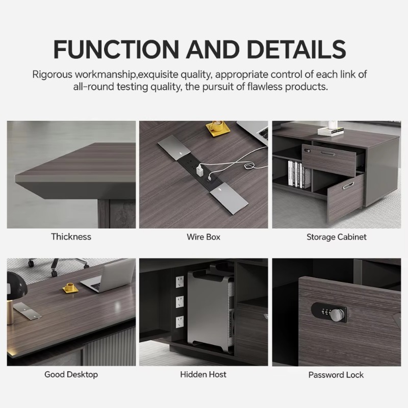 Customized Wholesale Modern L- - đánh giá và giá Office Furniture Custom