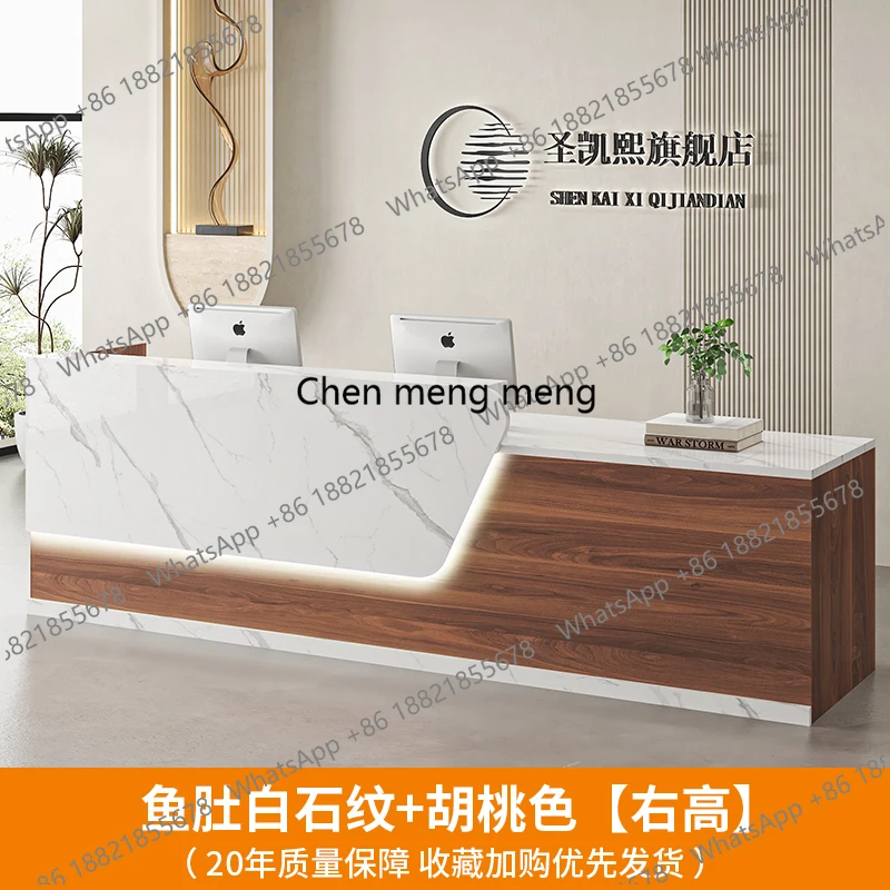 C85 Salon Modern Reception Des - đánh giá và giá Office Furniture Logo