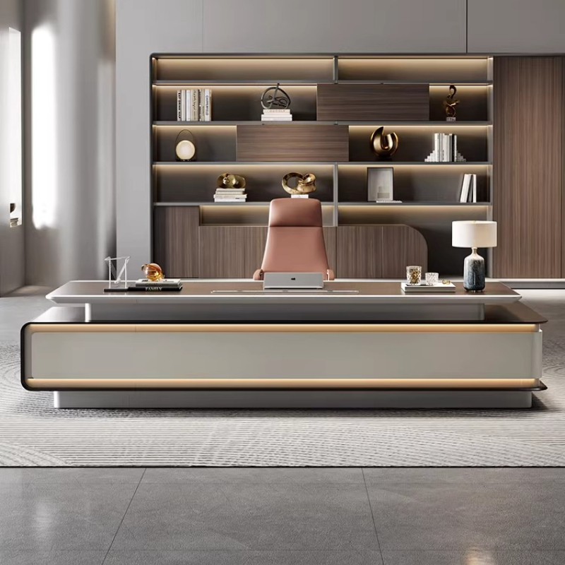 Luxury top boss table 240cm 28 - đánh giá và giá Office Furniture And Equipment