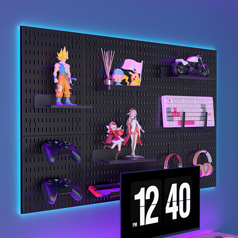 Wall-mounted Pegboard, Drill-f - đánh giá và giá Pegboard Office Organizer