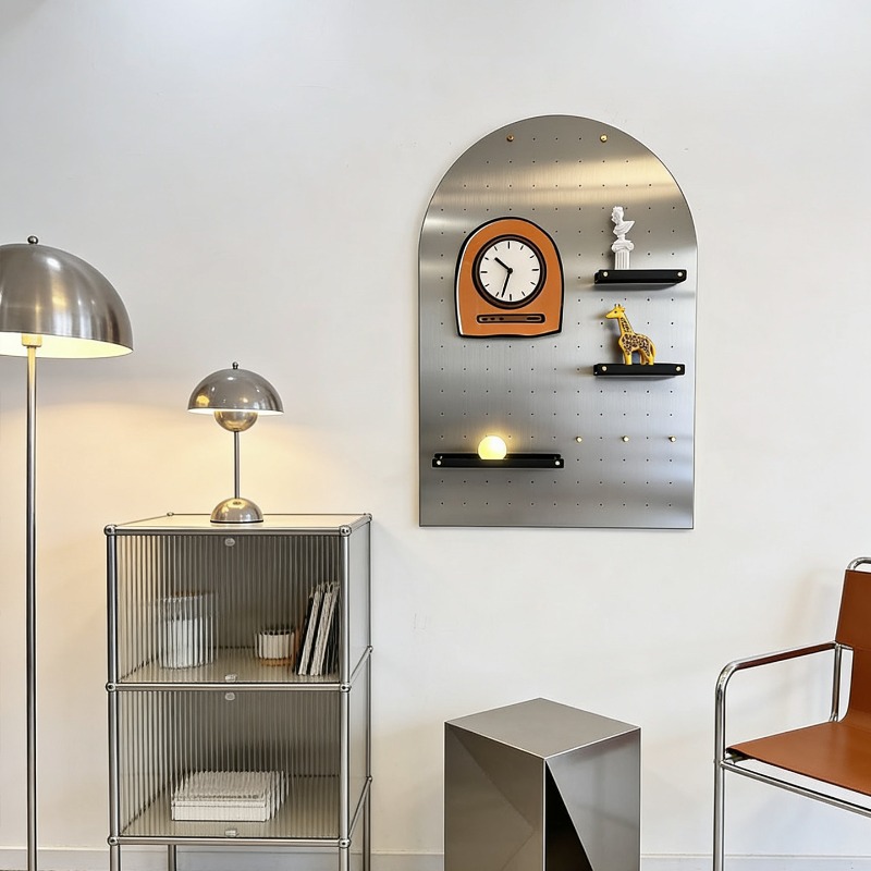 Stainless Steel Pegboard Organ - đánh giá và giá Pegboard Office Organizer